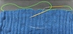 Minnie + Purl Purl Strings Stitch Holder Cords Sweater Pack NEON GREEN