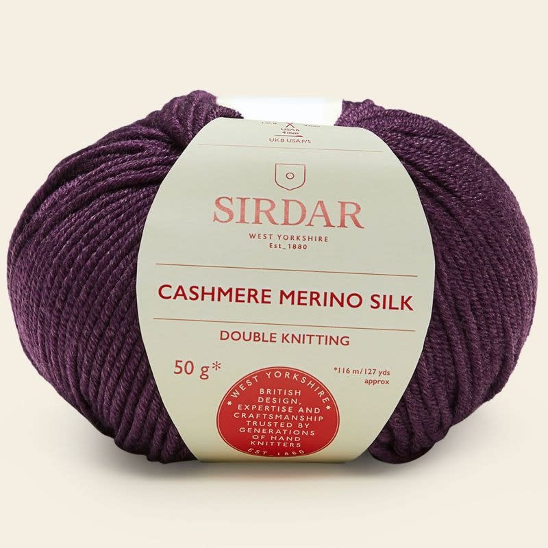 Sirdar Sirdar Cashmere Silk Merino DK 419 DOWNTON VIOLET