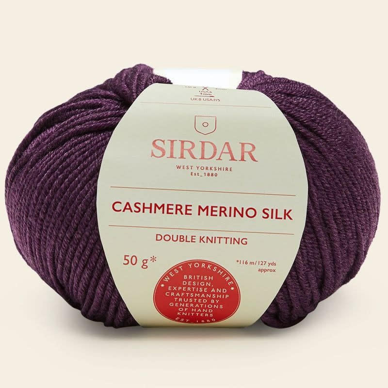 Sirdar Sirdar Cashmere Silk Merino DK 419 DOWNTOWN VIOLET