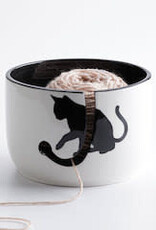 Annie's Crafts Ceramic Cat Yarn Bowl