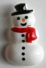 Dill Buttons 340618 Snowman Button 28mm