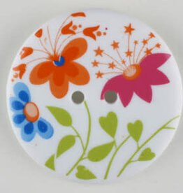 Dill Buttons 341237 Flower Garden Button 25 mm