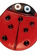Dill Buttons 230448 Red Ladybug Button 11 mm
