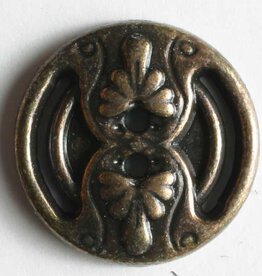 Dill Buttons 240933 Scroll Brass Button 14 mm