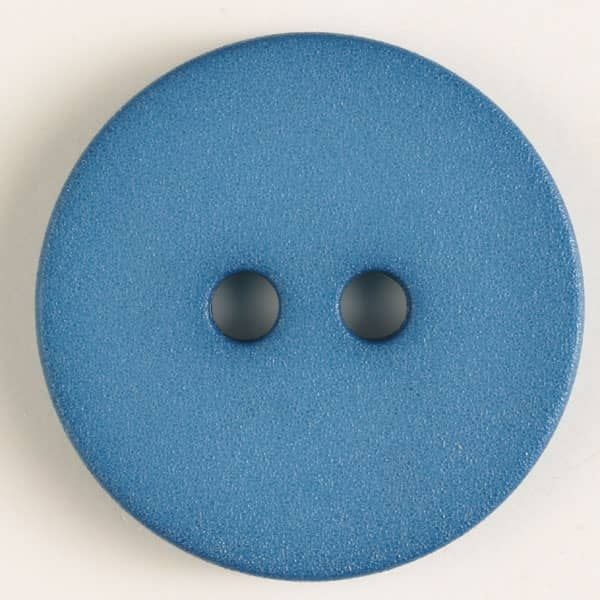 Dill Buttons 267604 Faux Leather Button Teal 20 mm