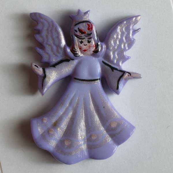 Dill Buttons 320097 Lavender Angel Button 25 mm