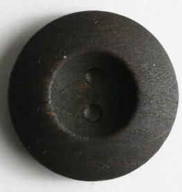 Dill Buttons 240648 Brown Wood 2 hole button 18 mm