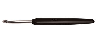 knitters pride Knitters Pride Soft Grip Crochet Hook Silver D 3.25 mm