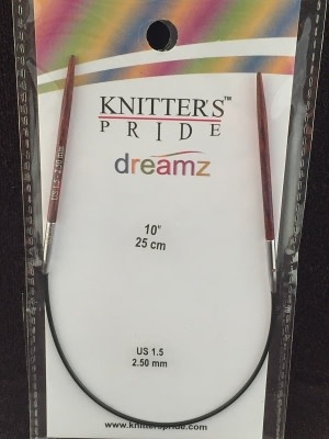 knitters pride Knit Pro Dreamz 10" CIRCULAR US 1.5