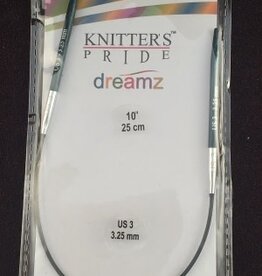 knitters pride Knit Pro Dreamz 10" CIRCULAR US 3