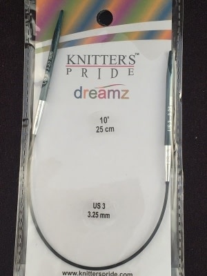 knitters pride Knit Pro Dreamz 10" CIRCULAR US 3