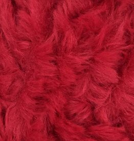 Knitting Fever Knitting Fever Furreal 38 POMPADOUR COTINGA RED