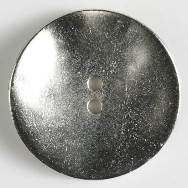 Dill Buttons 410172 Silver metal Button 40 mm