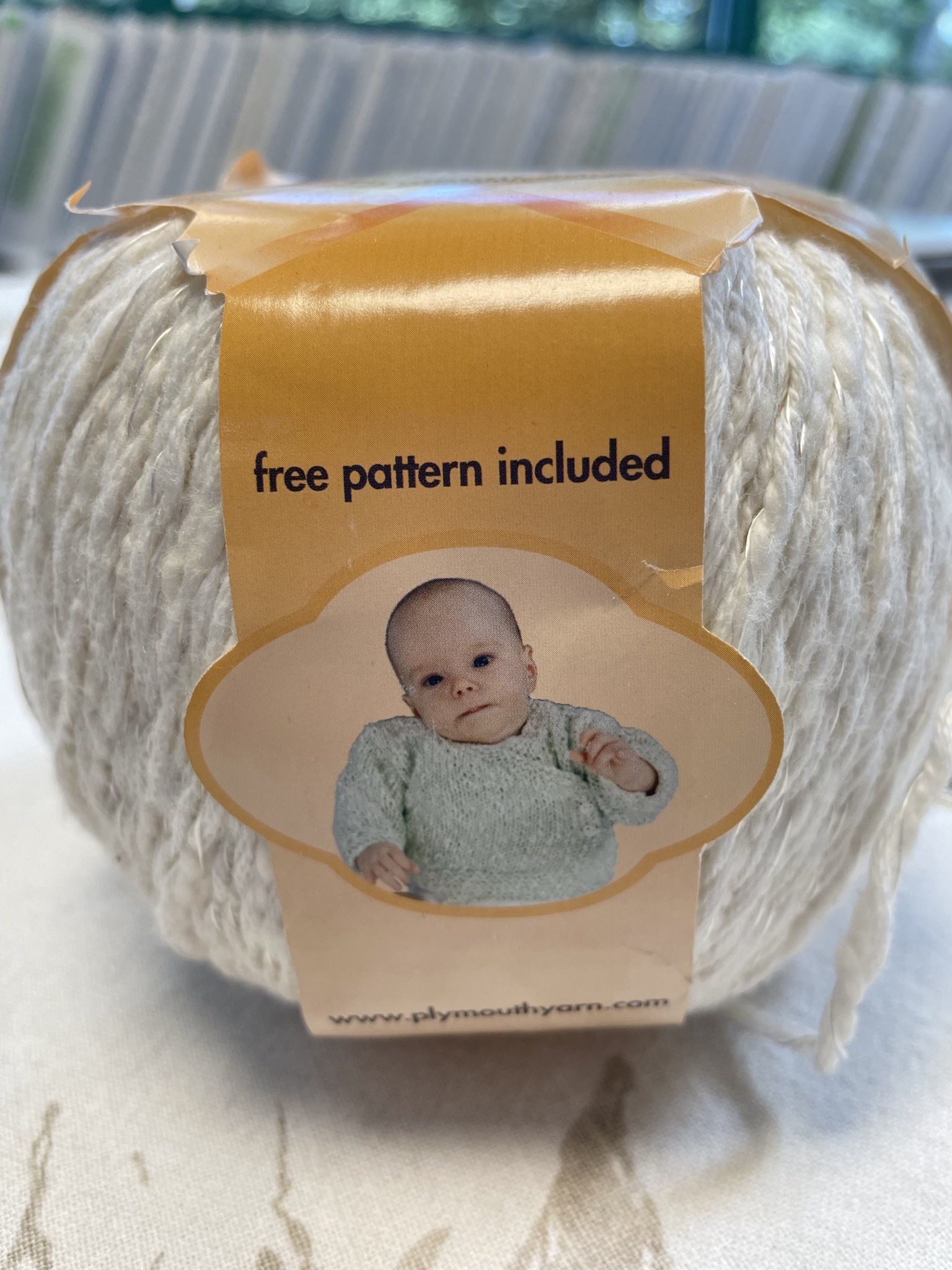 PLYMOUTH Plymouth Bear Hugs Sweater Kit NATURAL
