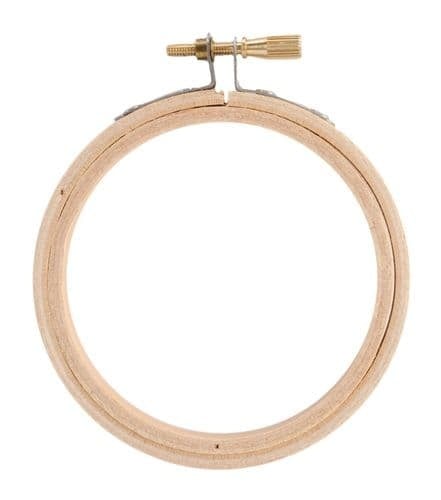 Wood Embroidery Hoop 3 inch screw tight