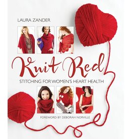 Knit Red Stitching for Womens Heart Health by Laura Zander