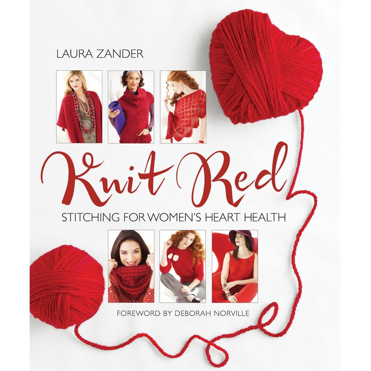 Knit Red Stitching for Womens Heart Health by Laura Zander