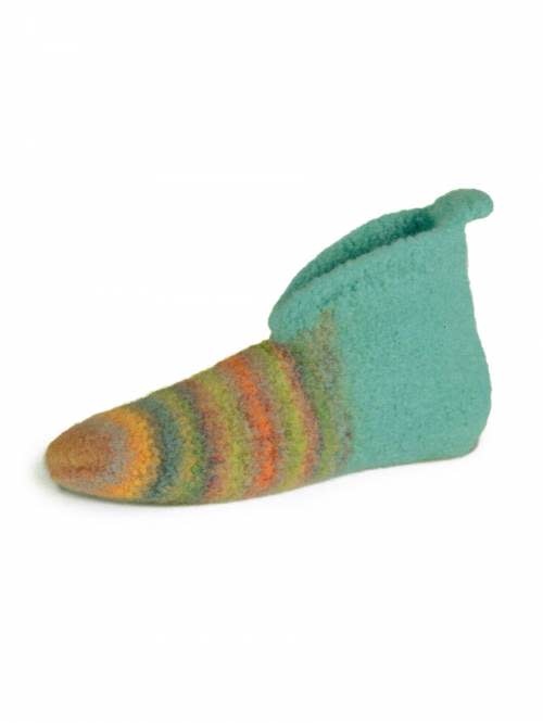 LAINES DU NORD Laine du Nord Slippers Yarn 15 TURQUOISE Multi