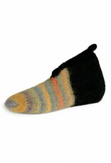 LAINES DU NORD Laine du Nord Slippers Yarn 19 BLACK Multi