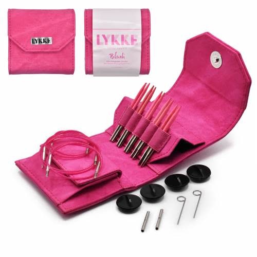 LYKKECRAFTS Lykke BLUSH 3.5" INTERCHANGEABLE US 3 - 7 Starter Needle Set