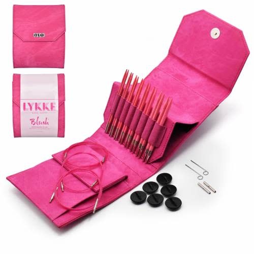 LYKKECRAFTS Lykke BLUSH 5" INTERCHANGEABLE US 3 - 10 Starter Needle Set