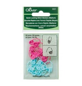 Clover 3031 Clover Quick Lock Stitch Markers Medium