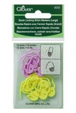 Clover 3032 Clover Quick Lock Stitch Markers Large