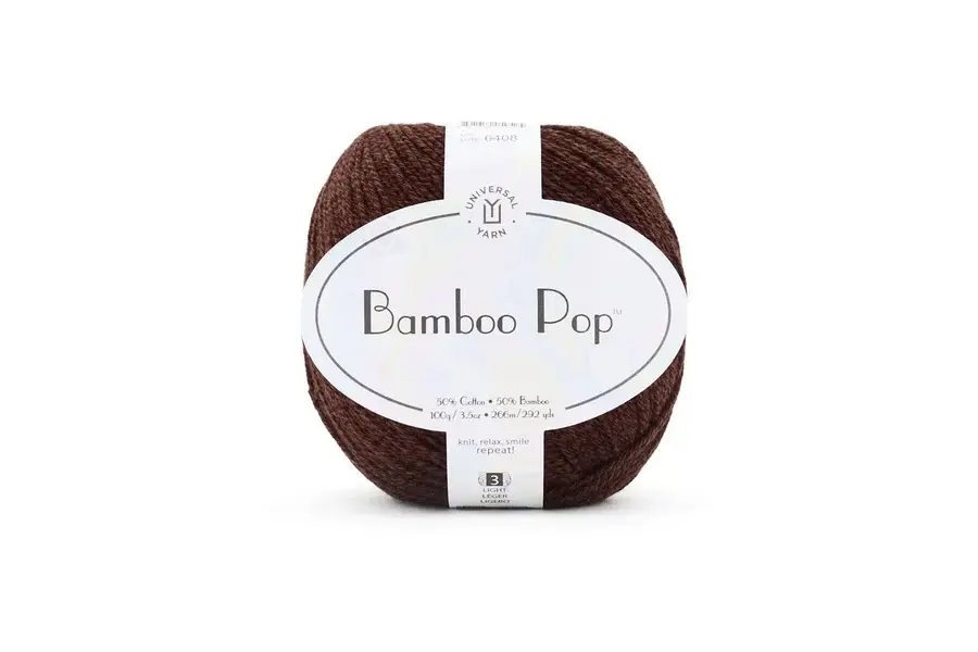 Universal Yarn Universal Bamboo Pop 152 CHOCOLATE