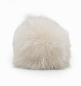 Knitting Fever KFI Furreal Pom Pom 41 SNOW GOOSE