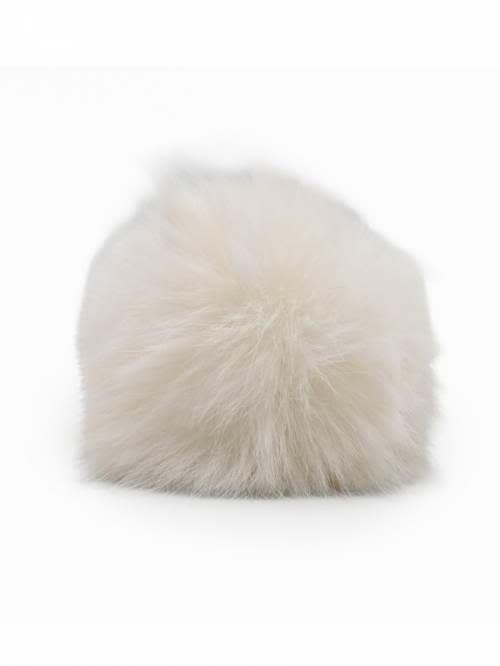 Knitting Fever KFI Furreal Pom Pom 41 SNOW GOOSE