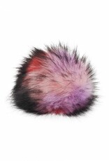 Knitting Fever KFI Furreal Fun Pom Pom 104 VIOLET STARLING