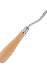 Latch Rug Hook Bent with Wood Handle