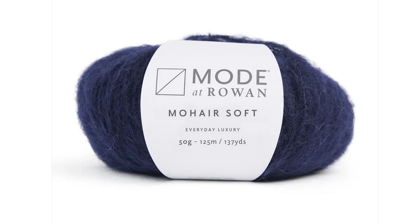 Rowan MODE at Rowan Mohair Soft 10205 SAPPHIRE