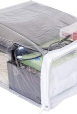 Clear Vinyl Zipper Case 11 X 9 X 4 inches