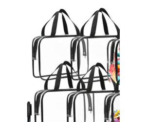 FBA 5 Borse Per Trapunte In Vinile Trasparente Con Zip – Grandi, 61x50.8x27.9 Cm, Per Coperte, Cuscini E Abbigliamento - 4