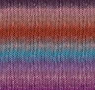 Noro Noro Silk Garden 357 Salmon Pink Blue DISCONTINUED