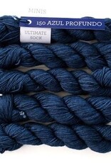 Malabrigo Yarn Malabrigo Ultimate Sock Mini 150 AZUL PROFUNDO