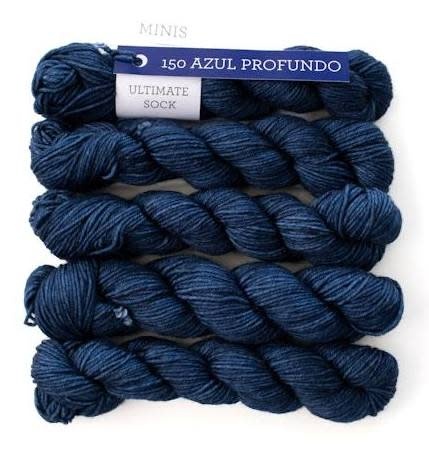 Malabrigo Yarn Malabrigo Ultimate Sock Mini 150 AZUL PROFUNDO