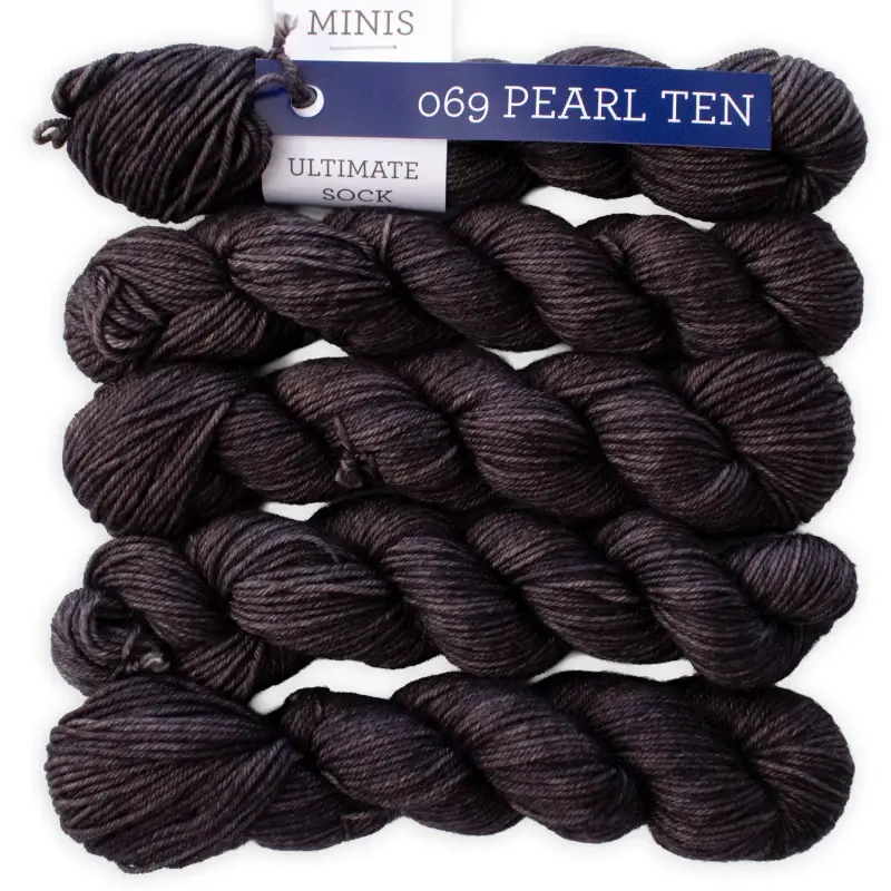 Malabrigo Yarn Malabrigo Ultimate Sock Mini 69 PEARL TEN
