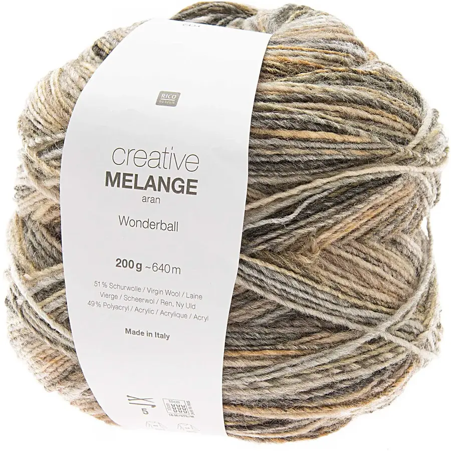 Fibra Natura Creative Melange Aran Wonderball 1 ECRU MIX
