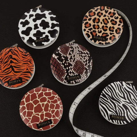 bohin Bohin Tape Measure Savage Animal Print 60"