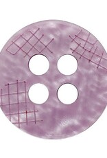 Dill Buttons 314002 Lavender Cross Hatched Button 18 mm