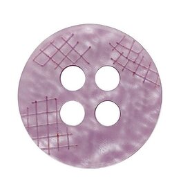 Dill Buttons 314002 Lavender Cross Hatched Button 18 mm