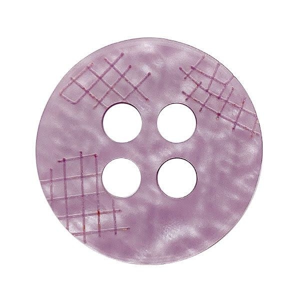 Dill Buttons 314002 Lavender Cross Hatched Button 18 mm