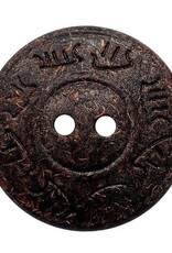 Dill Buttons 331273 Faux Coconut Symbols Button 18 mm