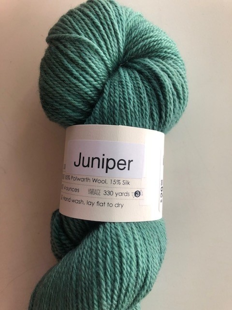 KNITTED WIT Knitted Wit Polwarth Shimmer DK JUNIPER
