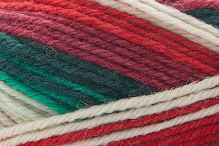 Universal Yarn Universal Deluxe Stripes 310 POINTSETTIA