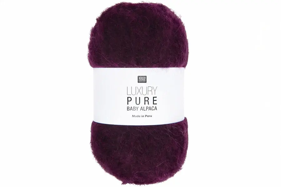Rico Rico Luxury Pure Baby Alpaca 4 BURGUNDY