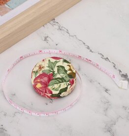 heartstrings Floral Cloth Retractable 60" Tape Measure