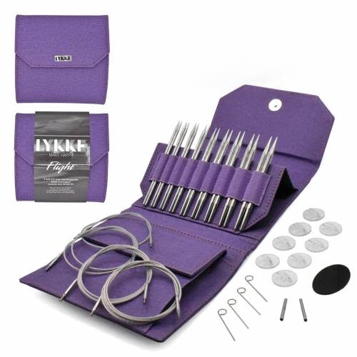 LYKKECRAFTS Lykke Flight Interchangeable Needle Set 5” US 3 - 10.5 PURPLE